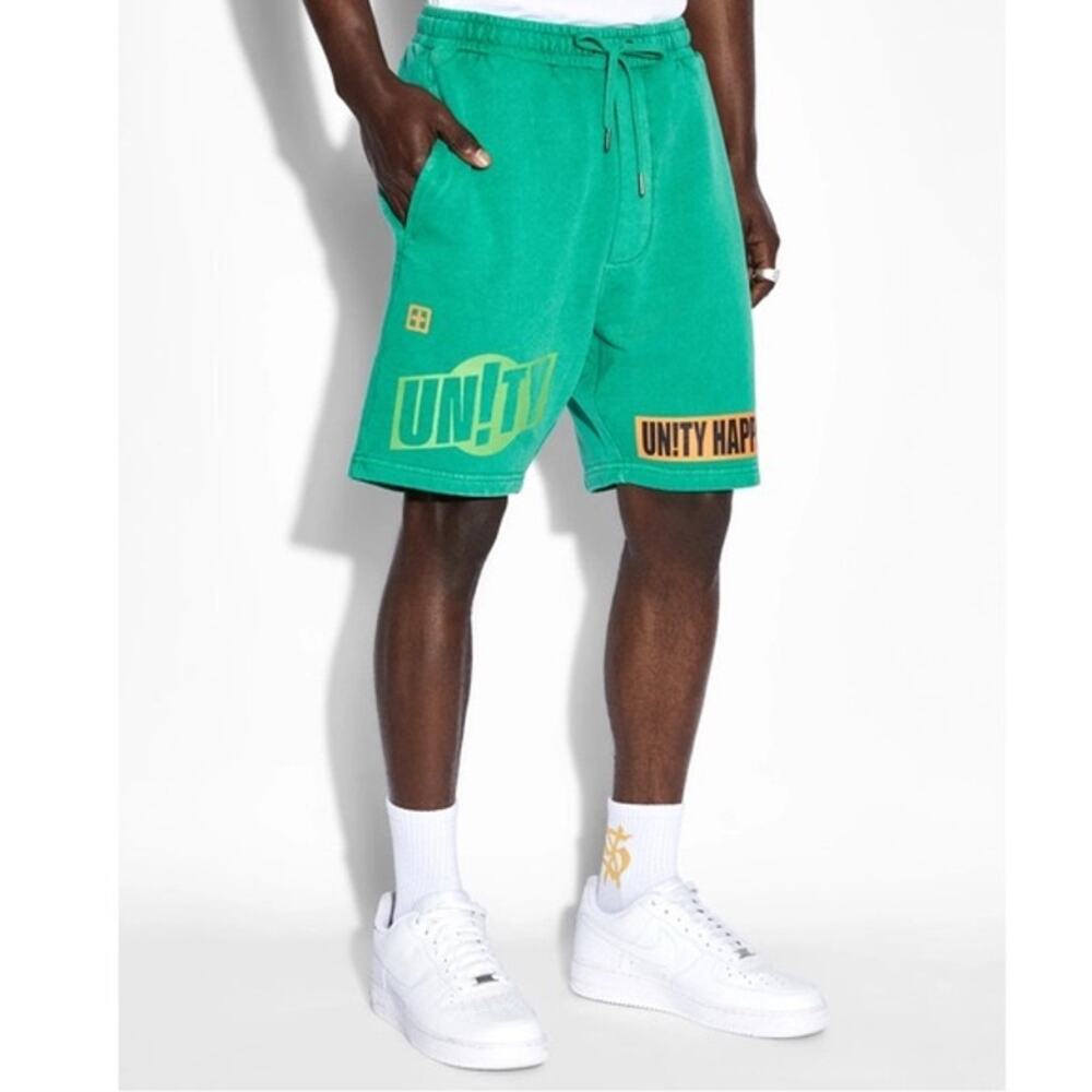 Nwot KSUBI Collective Lofi Trak Short in Cali Green Medium